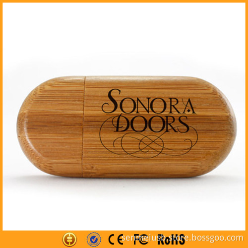 promotional gift 32gb wood pendrive engraving logo